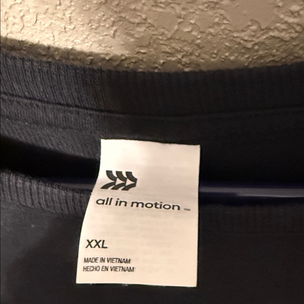 All in Motion Classic Black Women's Crewneck Sweatshirt Size XXL - Picture 2 of 6